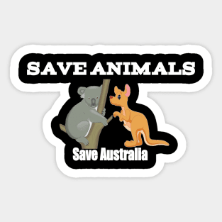 Save Animals.. Sticker